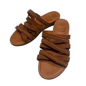 Fitflop Women's Supercomff Comfort Strappy Heeled Sandal (Size 8)